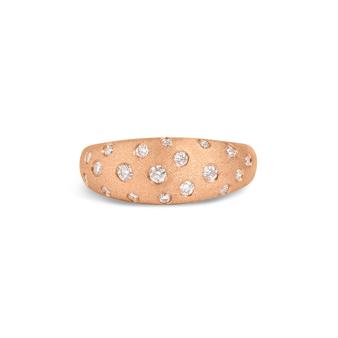 Diamond Scatter Dome Ring