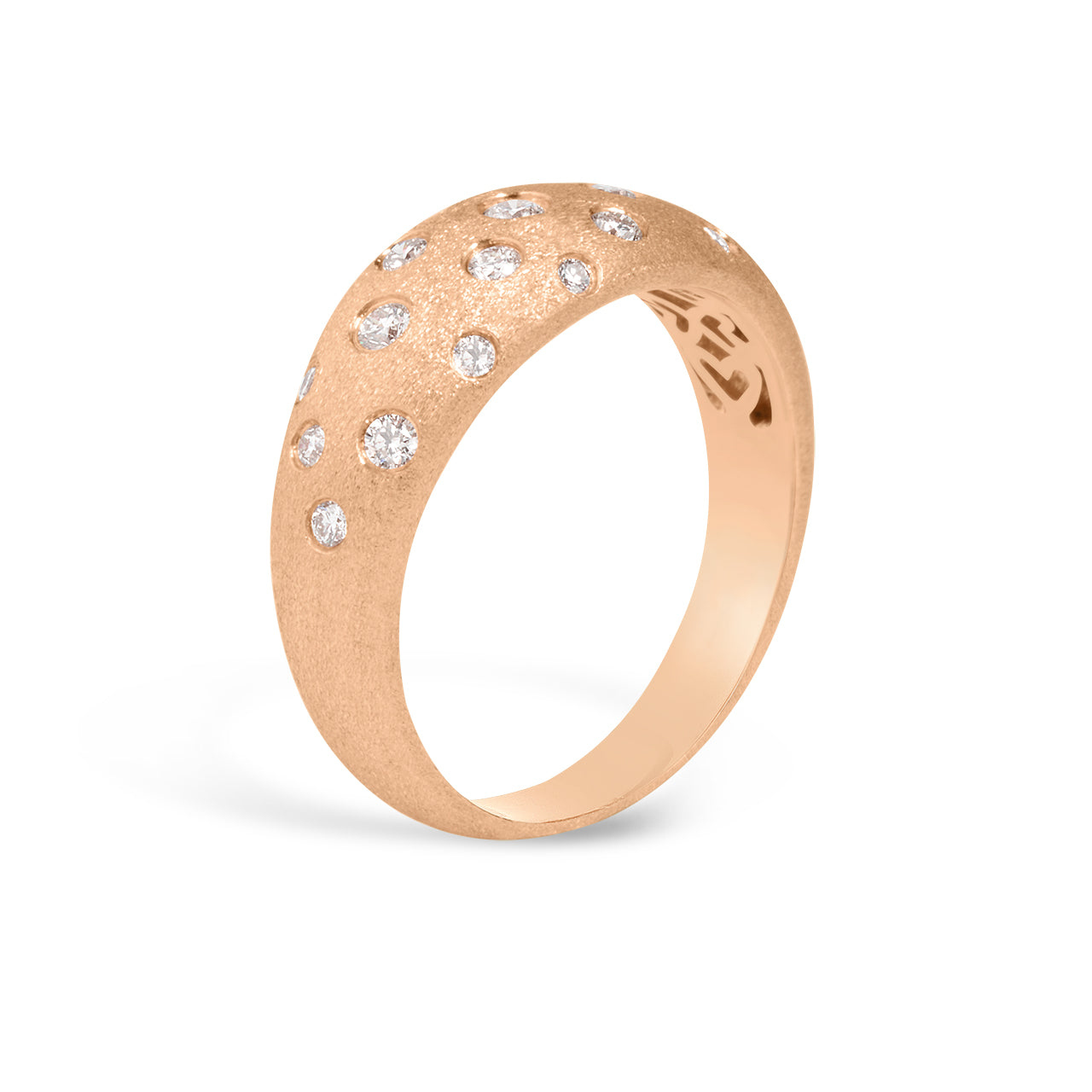 Diamond Scatter Dome Ring