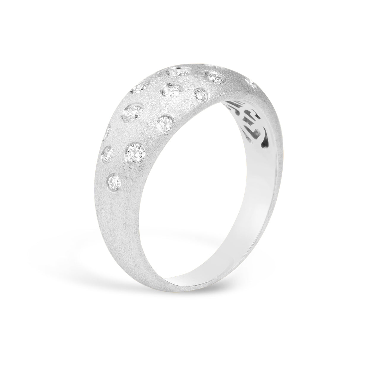 Diamond Scatter Dome Ring