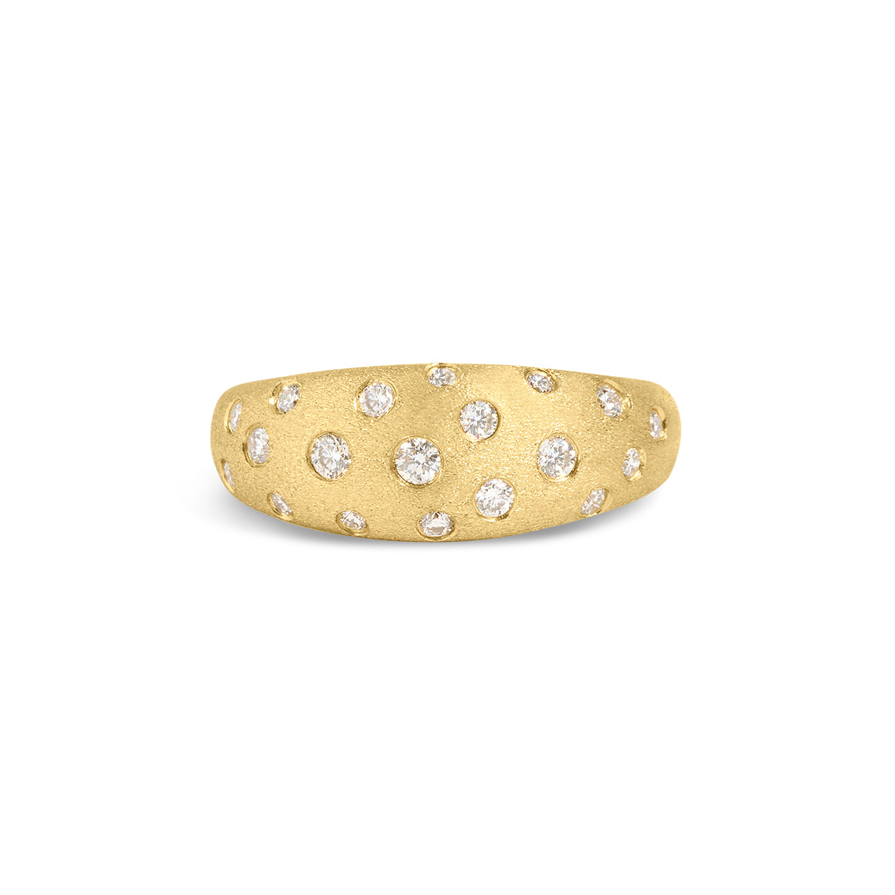 Diamond Scatter Dome Ring