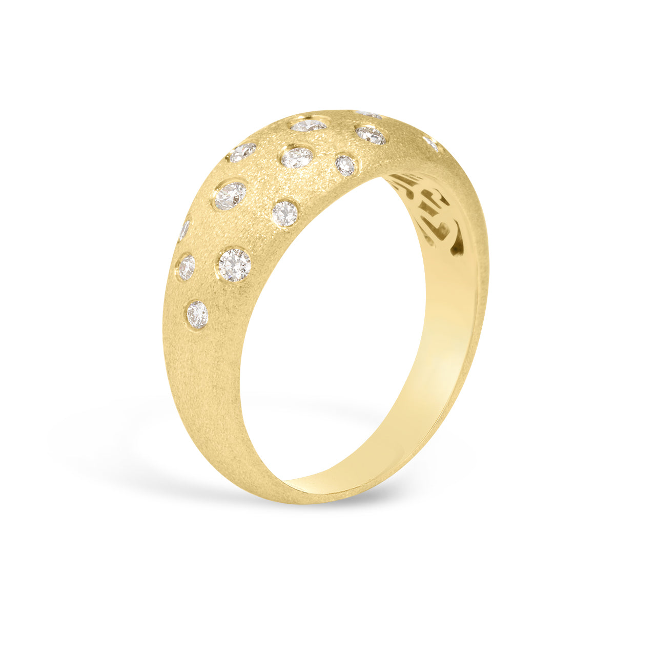 Diamond Scatter Dome Ring
