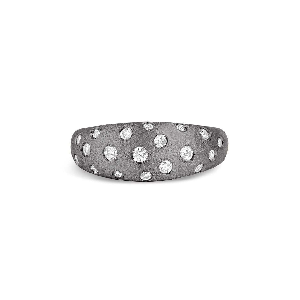 Diamond Scatter Dome Ring