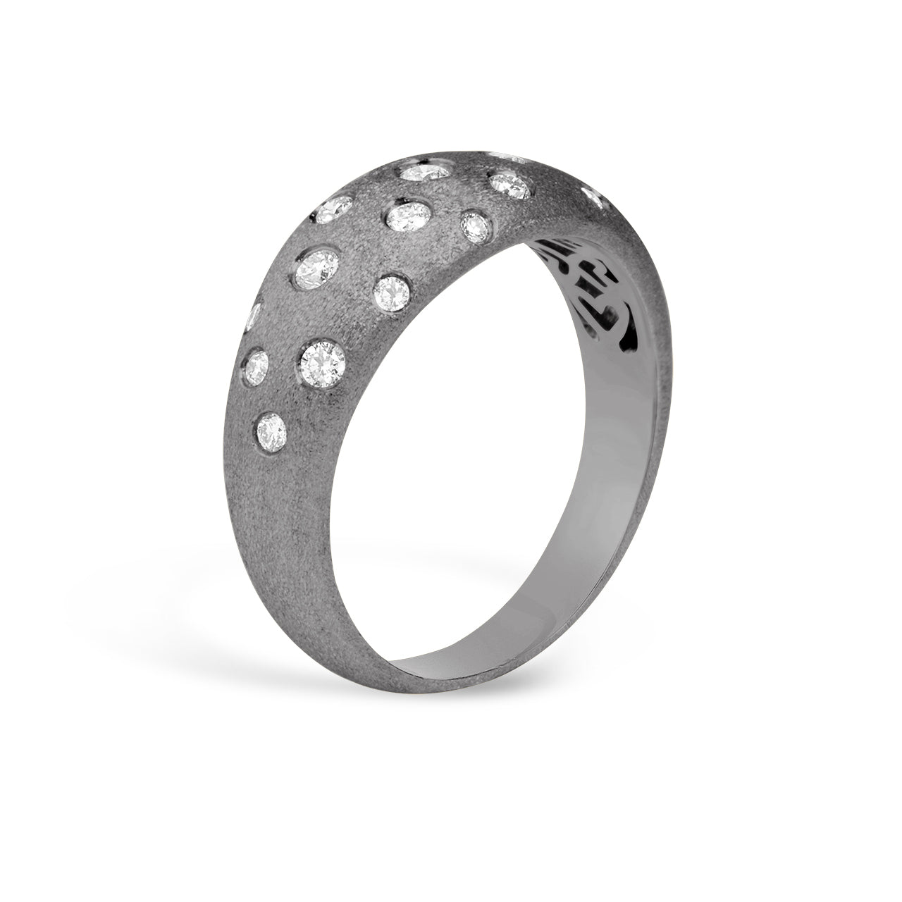 Diamond Scatter Dome Ring