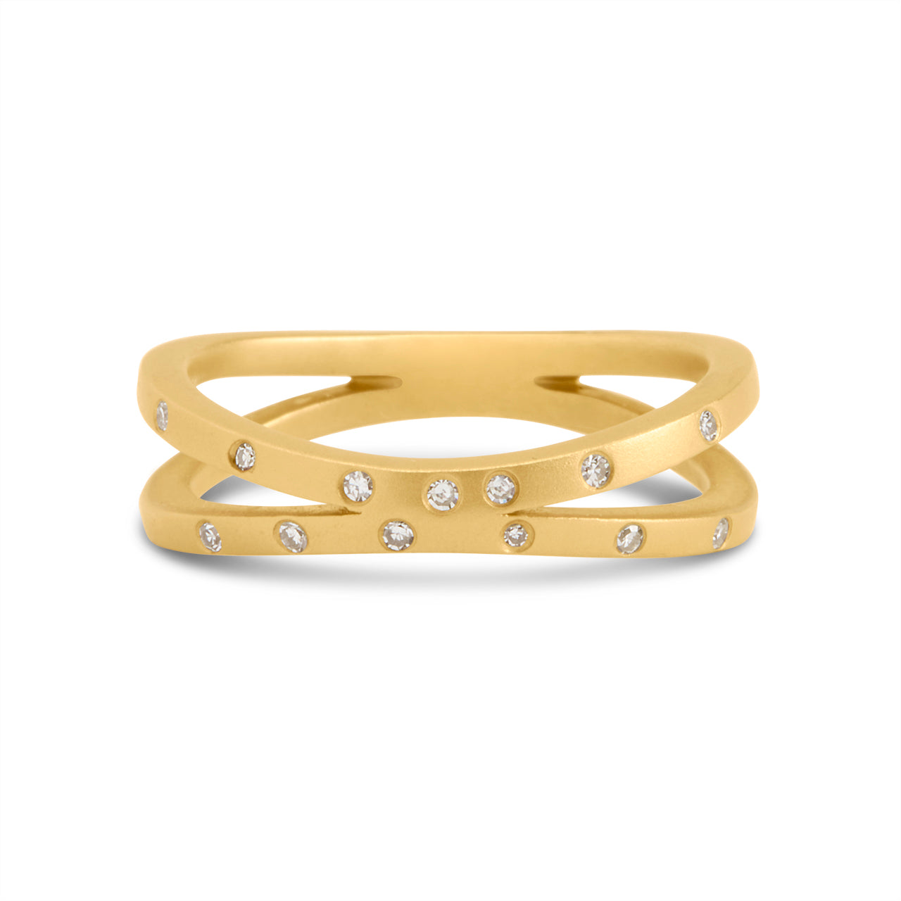 Diamond Scatter X Ring