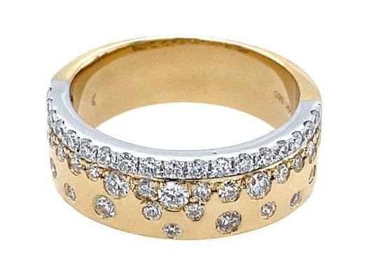 Diamond Edge Confetti Ring