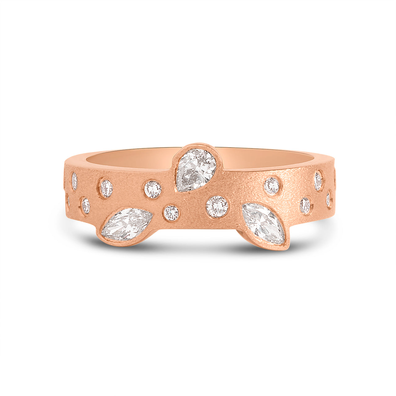 Diamond Fancy 4.6mm Contour Ring