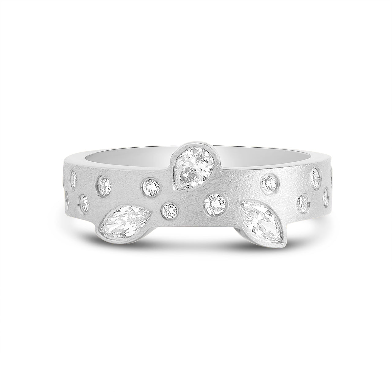 Diamond Fancy 4.6mm Contour Ring