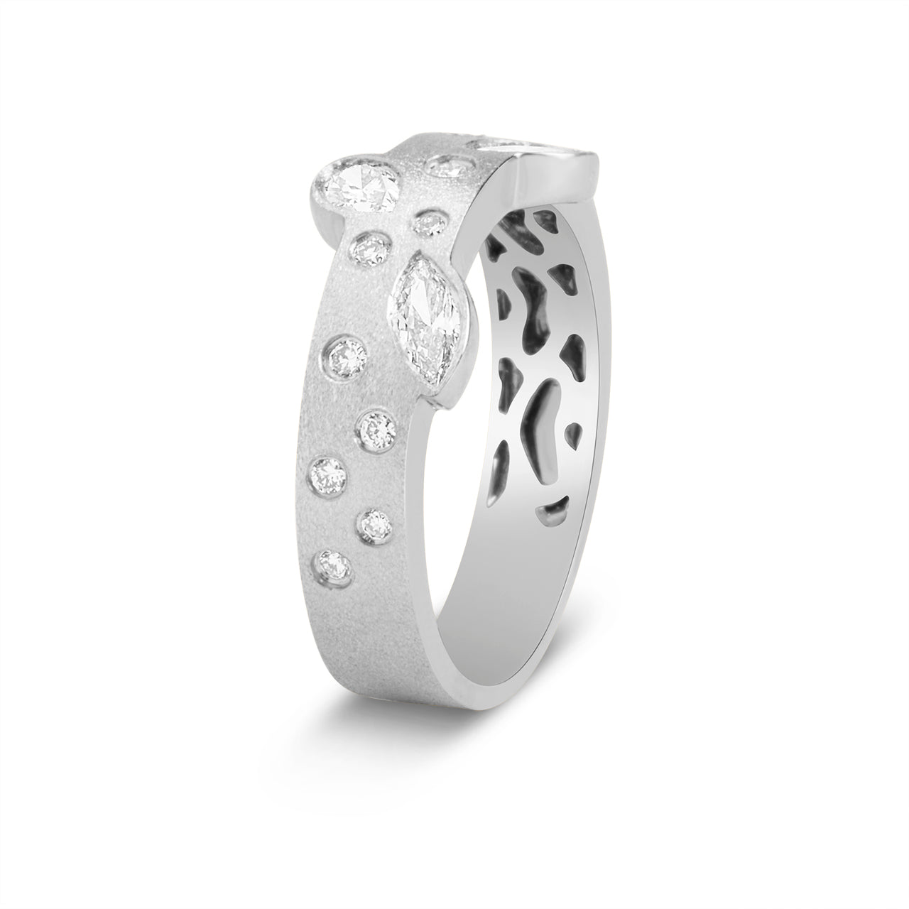 Diamond Fancy 4.6mm Contour Ring