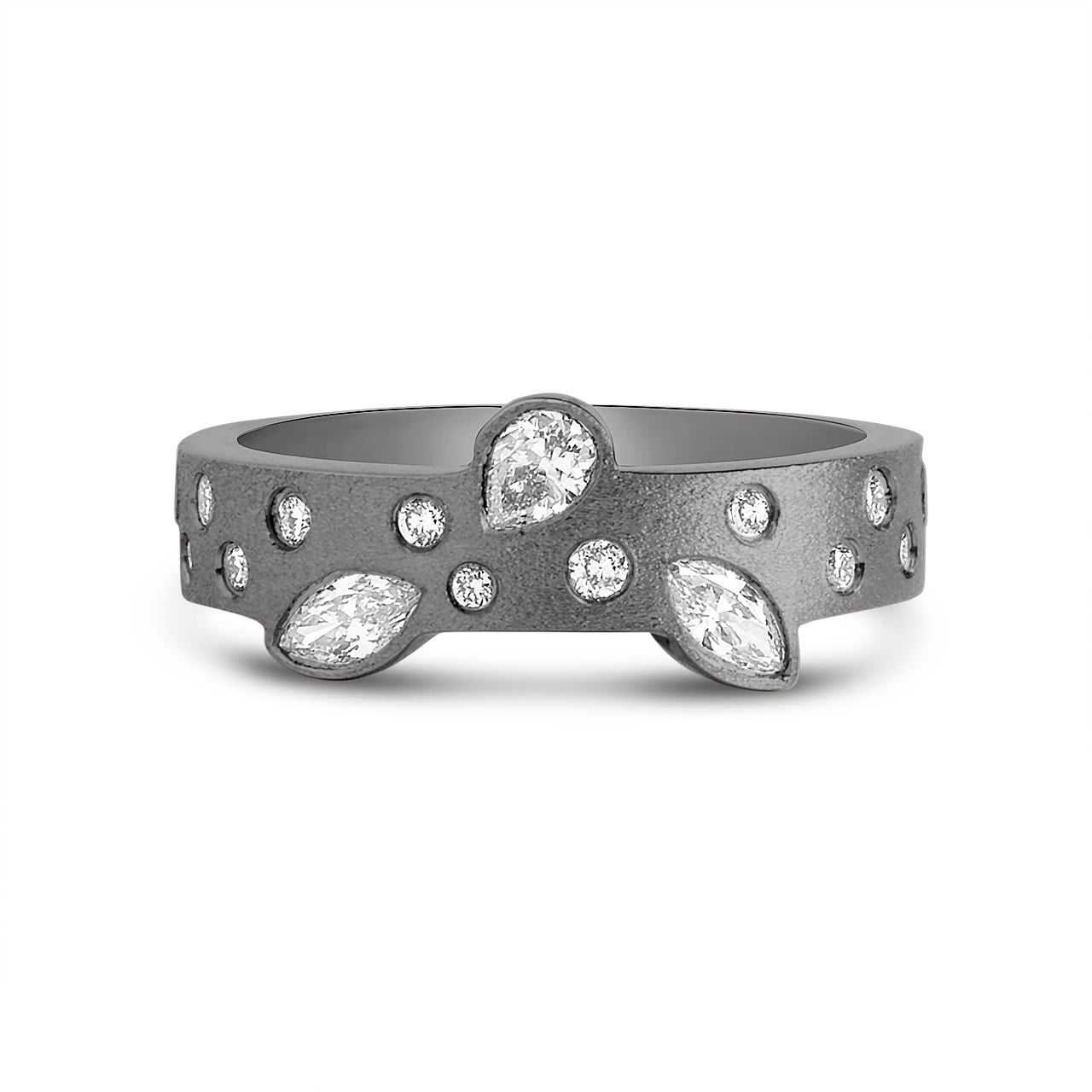 Diamond Fancy 4.6mm Contour Ring