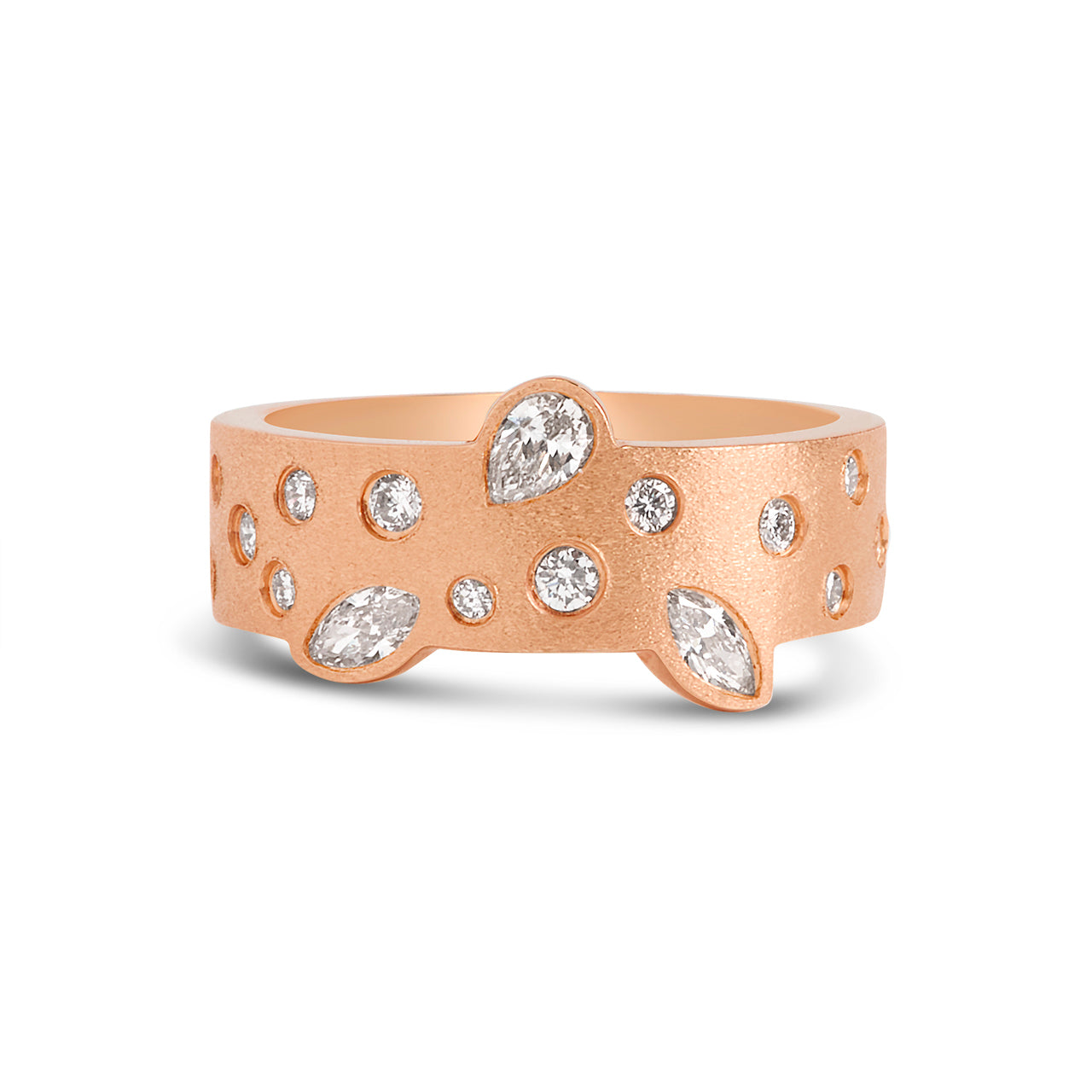 Diamond Fancy 6.2mm Contour Ring