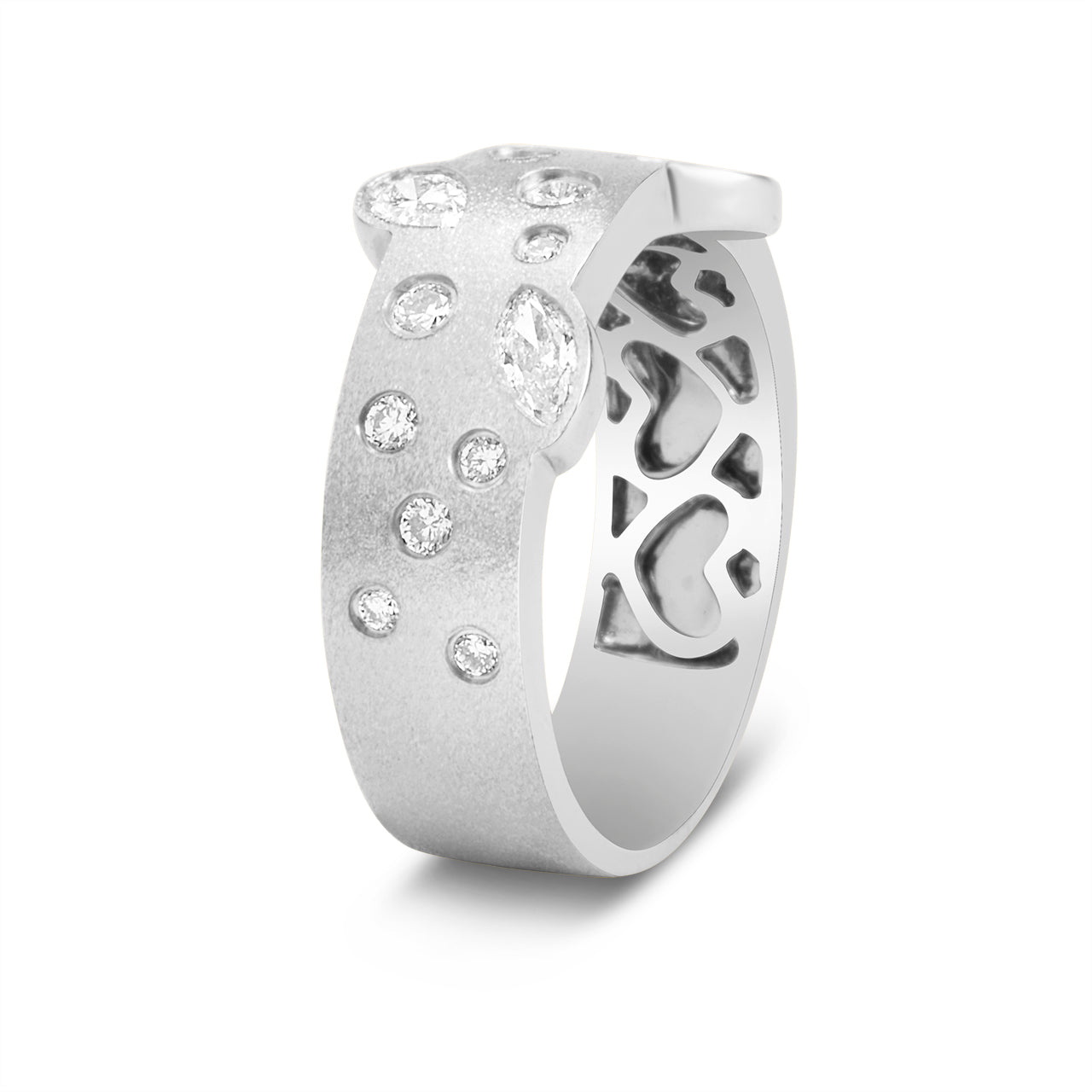 Diamond Fancy 6.2mm Contour Ring