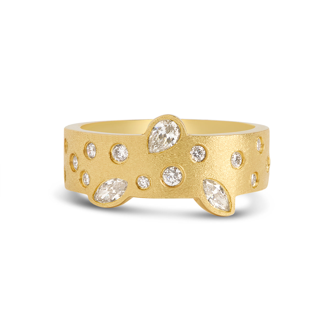 Diamond Fancy 6.2mm Contour Ring