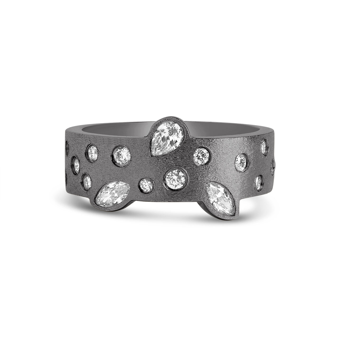 Diamond Fancy 6.2mm Contour Ring