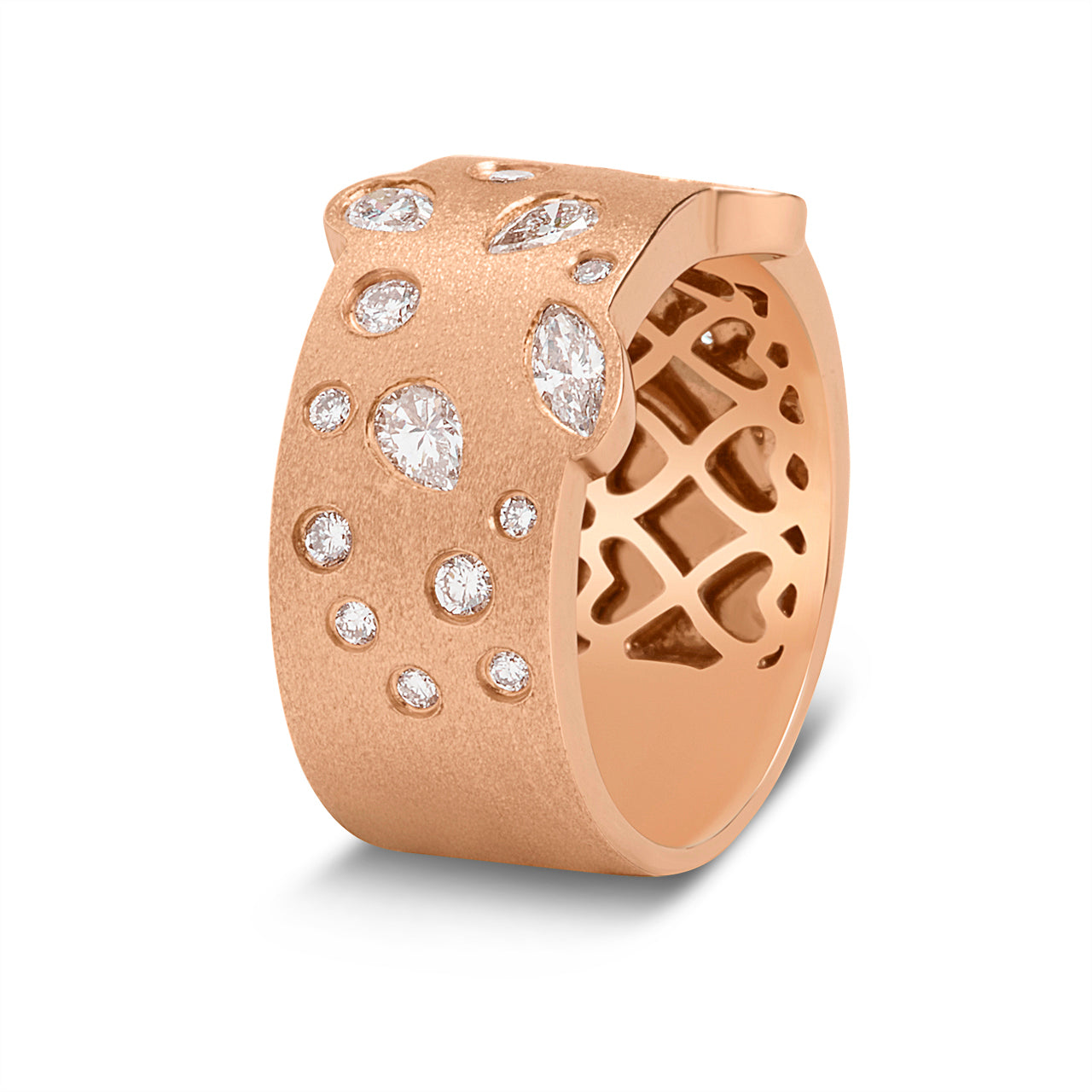 Diamond Fancy 9.2mm Contour Ring