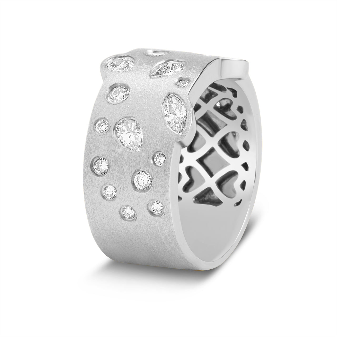 Diamond Fancy 9.2mm Contour Ring