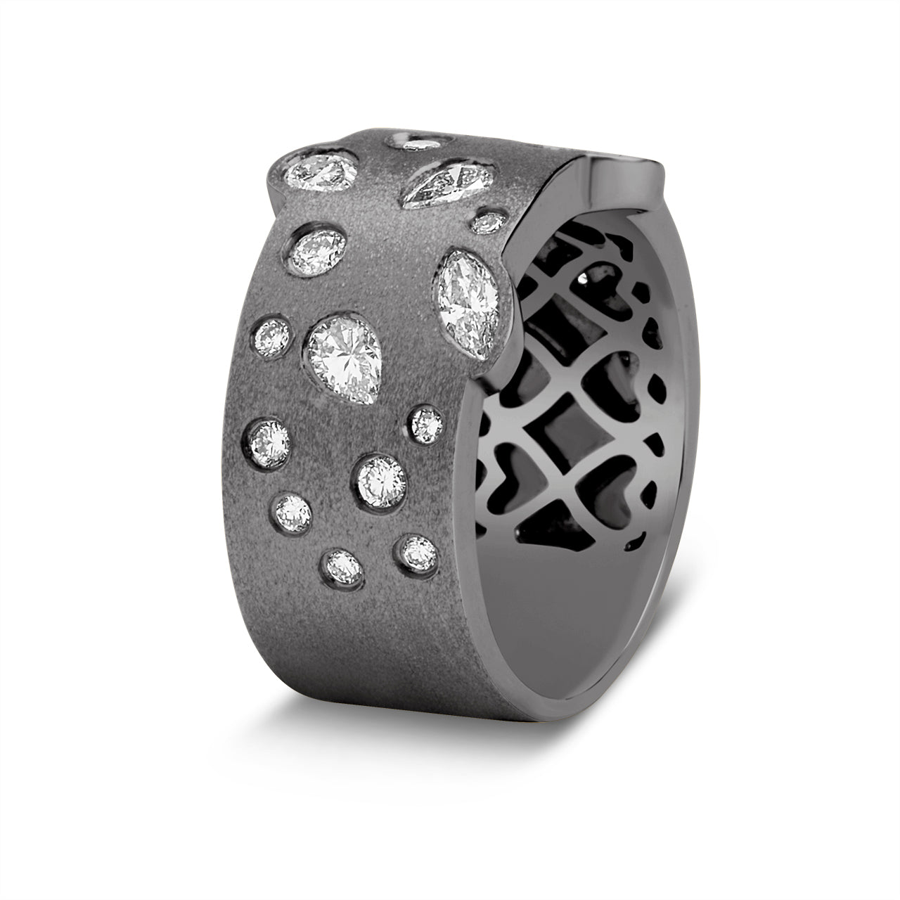 Diamond Fancy 9.2mm Contour Ring