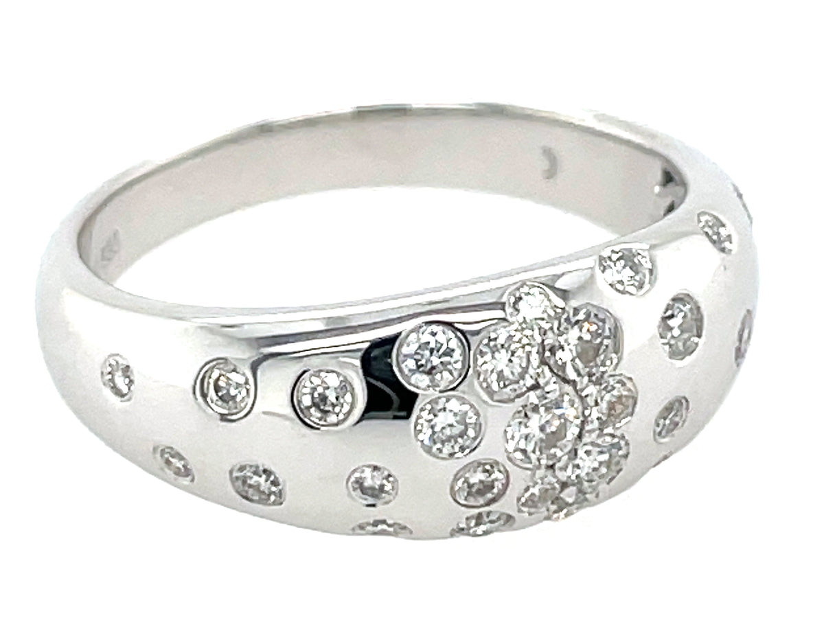 DIAMOND CONFETTI TAPERED RING