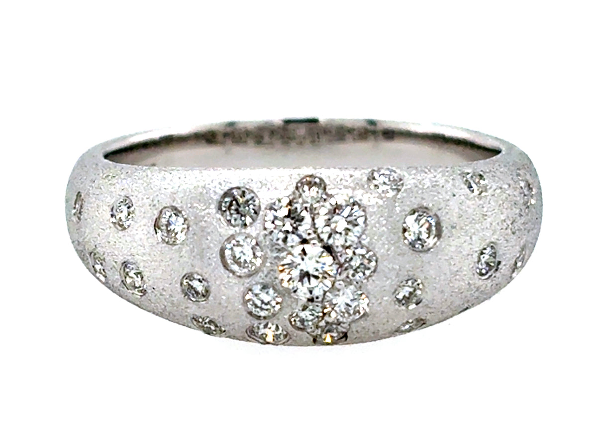 Diamond Confetti Tapered Ring