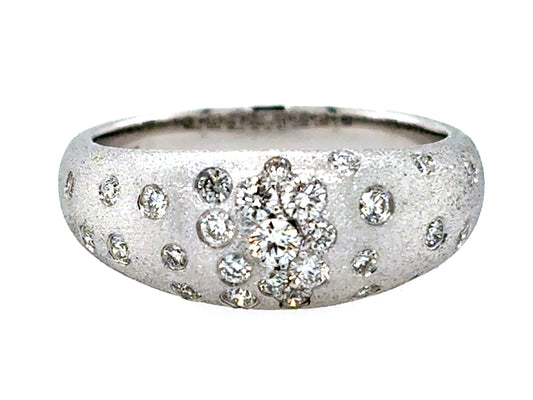 Diamond Confetti Tapered Ring
