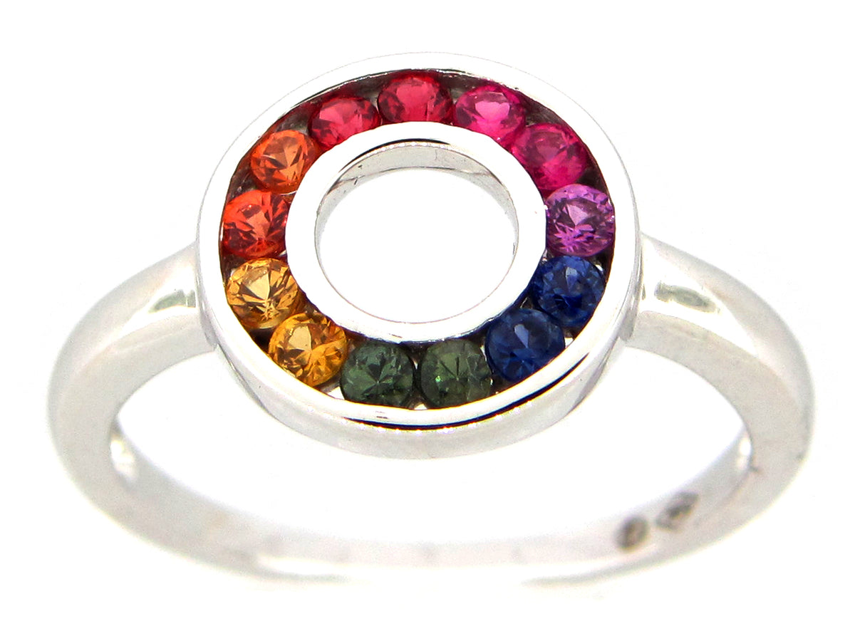 RAINBOW SAPPHIRE RING