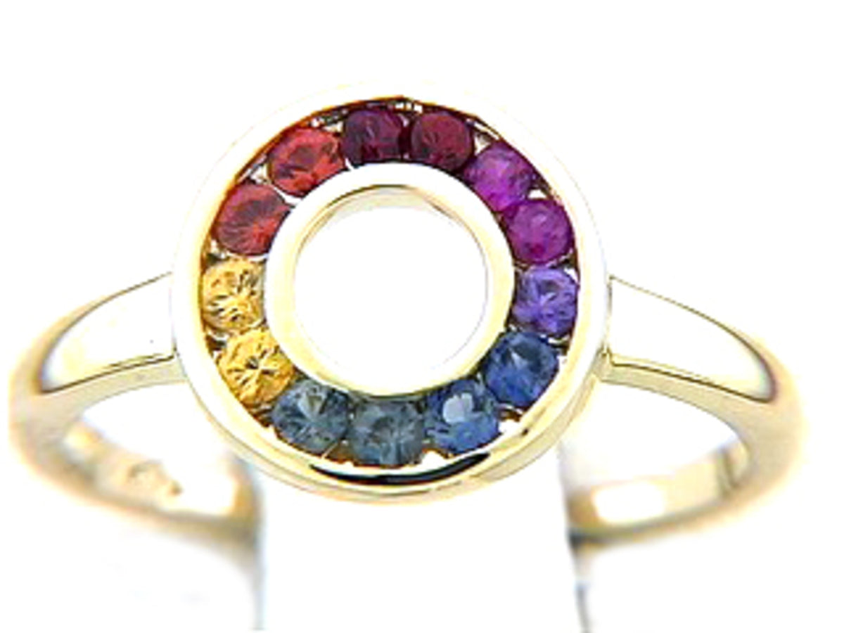 RAINBOW SAPPHIRE RING