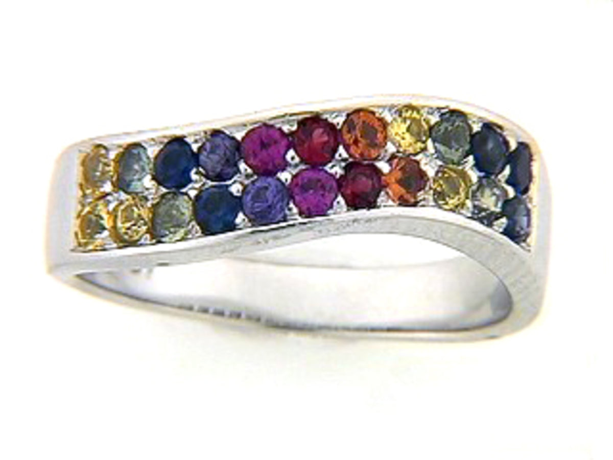 RAINBOW SAPPHIRE RING