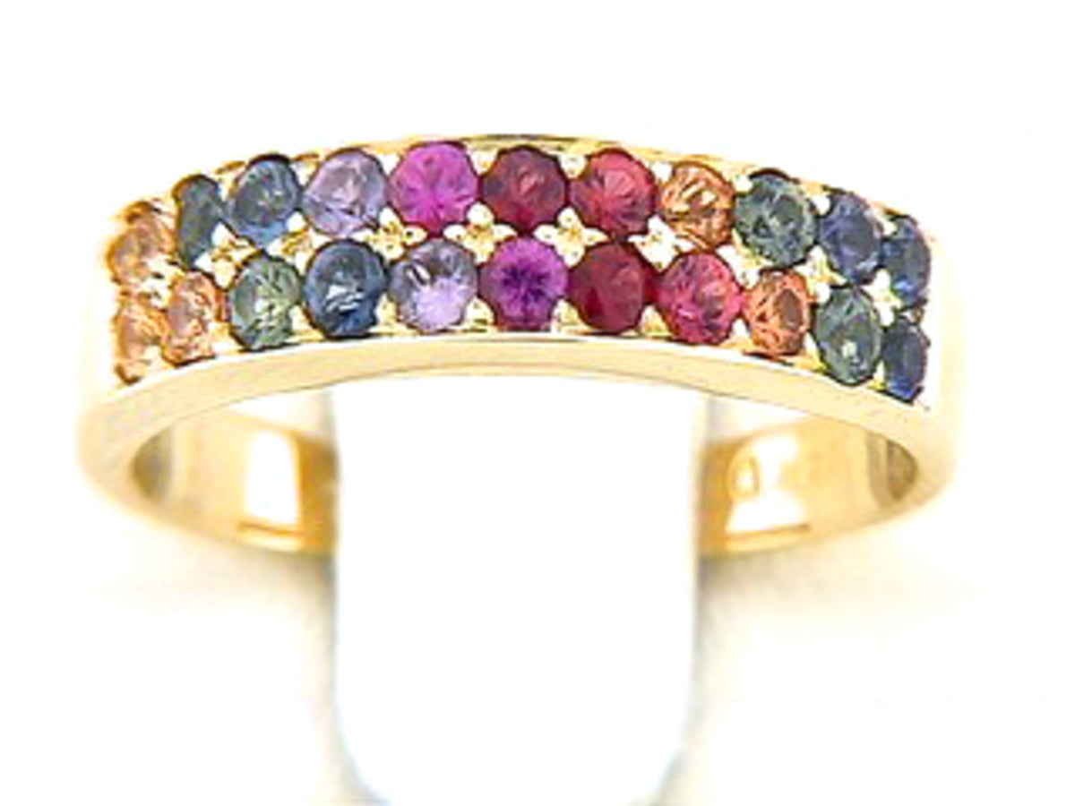 RAINBOW SAPPHIRE RING