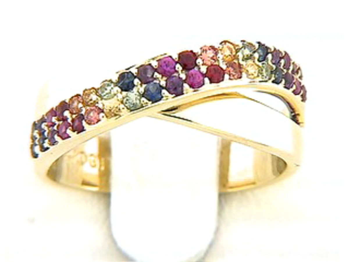 RAINBOW SAPPHIRE RING