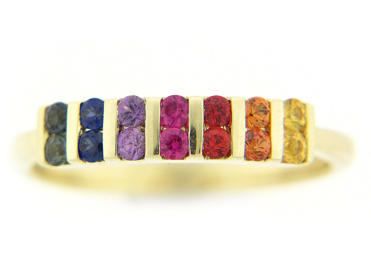 RAINBOW SAPPHIRE RING