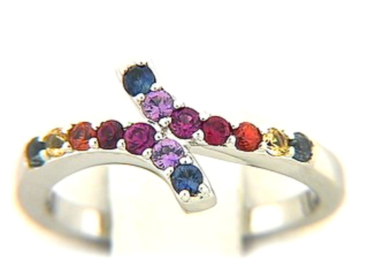 RAINBOW SAPPHIRE RING