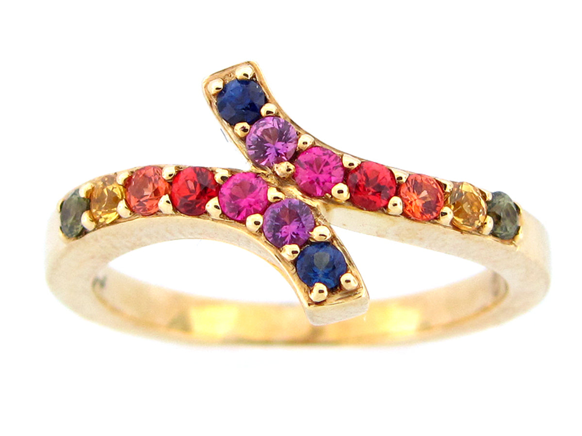 RAINBOW SAPPHIRE RING