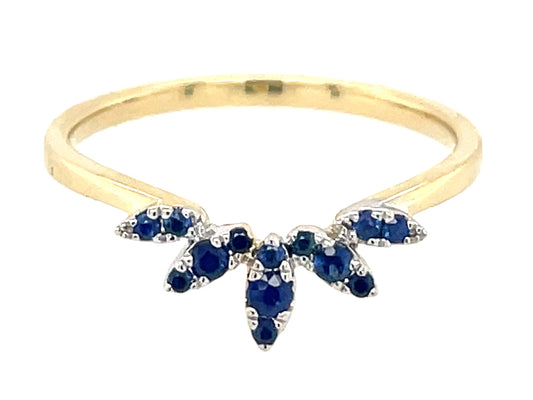 BLUE CROWN SAPPHIRE RING