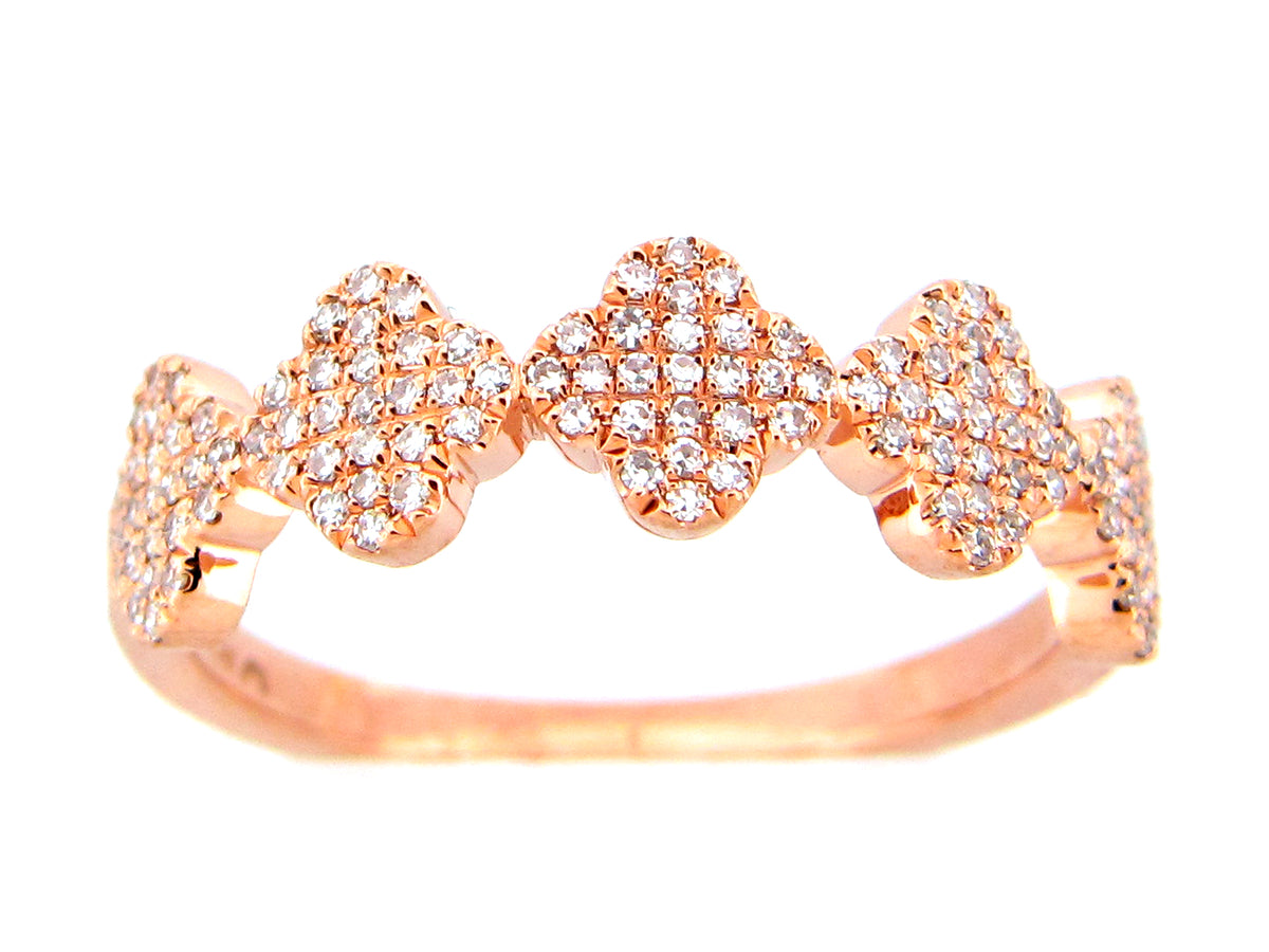 DIAMOND CLOVER RING