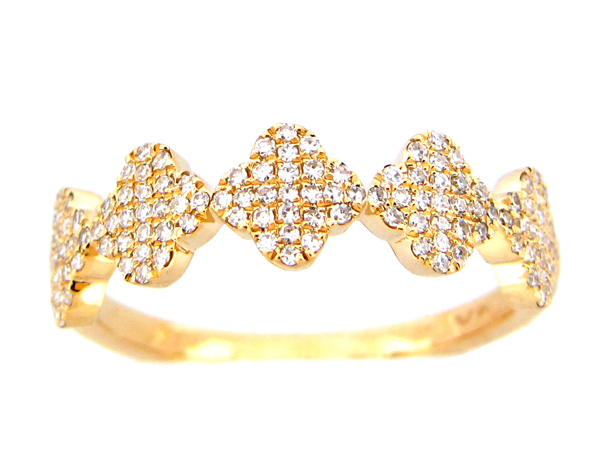 DIAMOND CLOVER RING