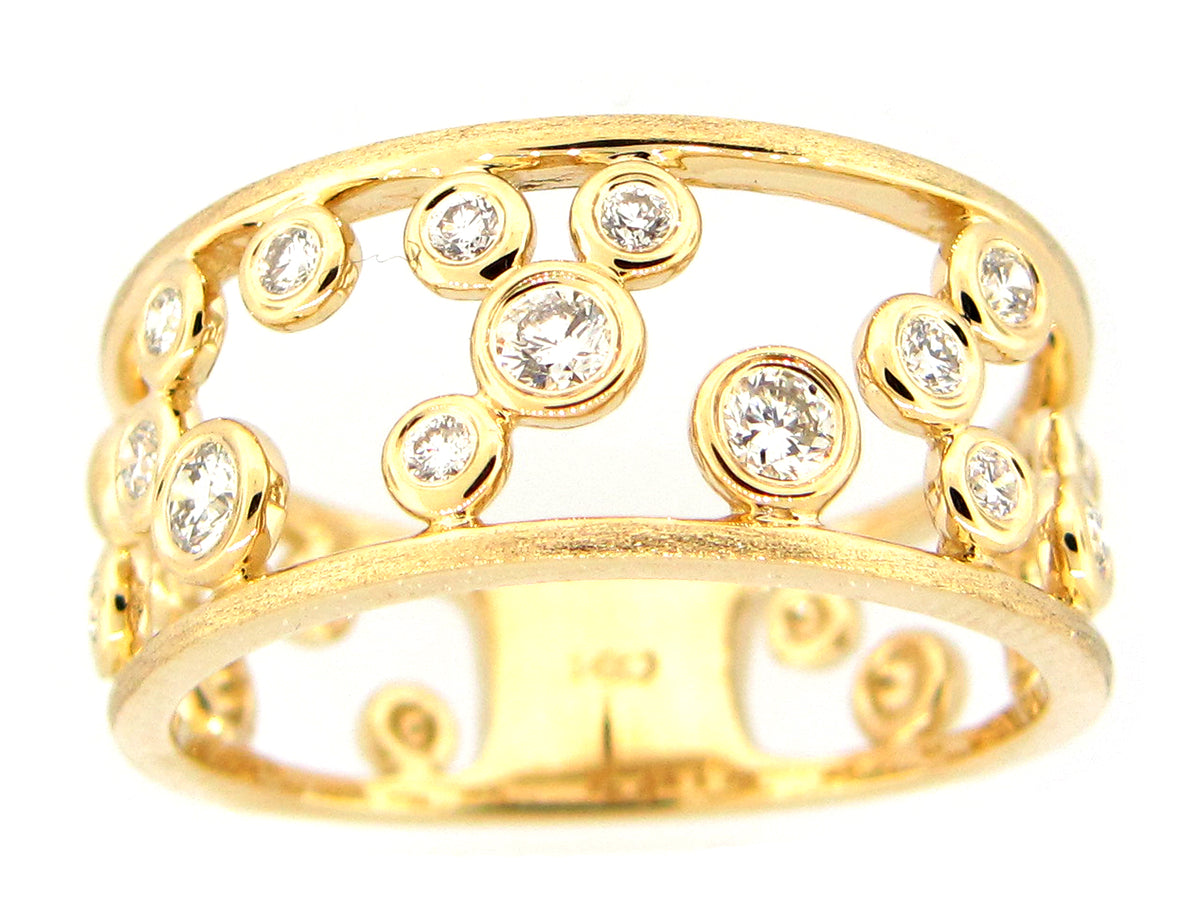 DIAMOND BUBBLE RING