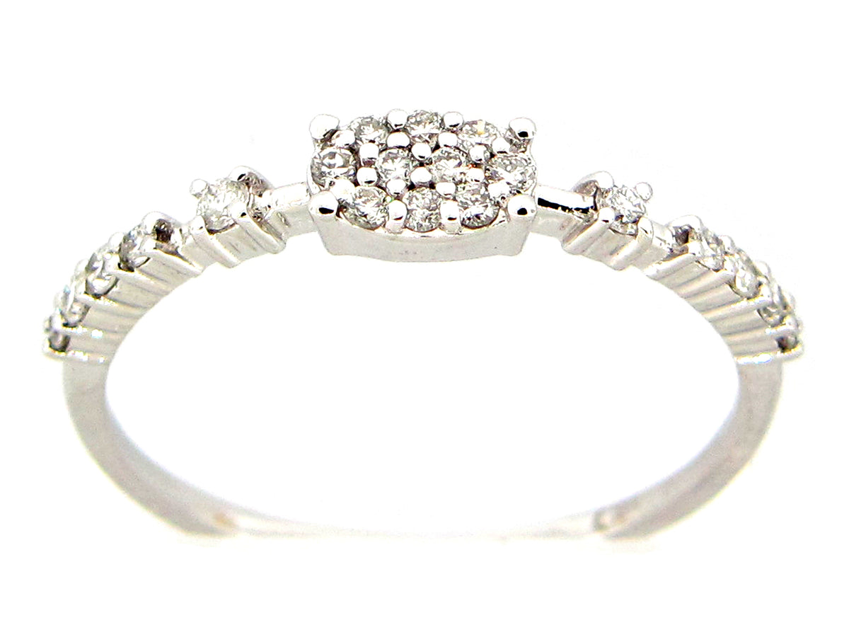 DIAMOND RING, 14KW (N)
