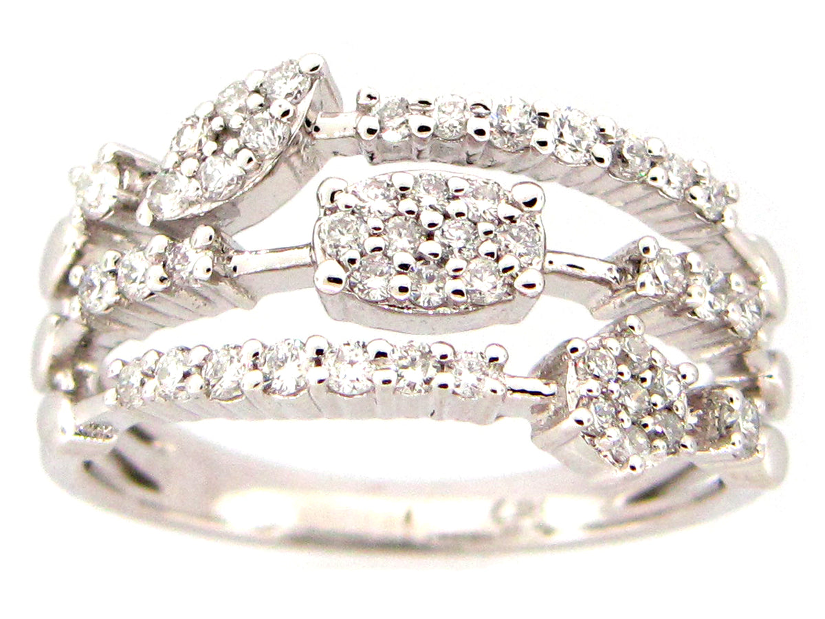 DIAMOND RING, 14KW (N)