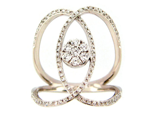 DIAMOND RING, 14KW (N)