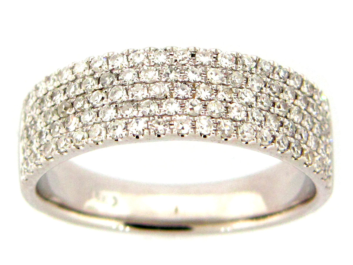 DIAMOND 5 ROW RING