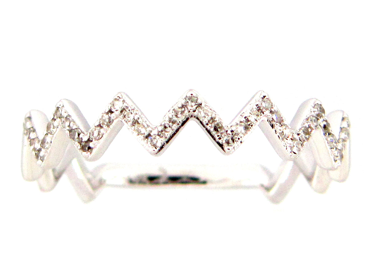 DIAMOND ZIGZAG RING