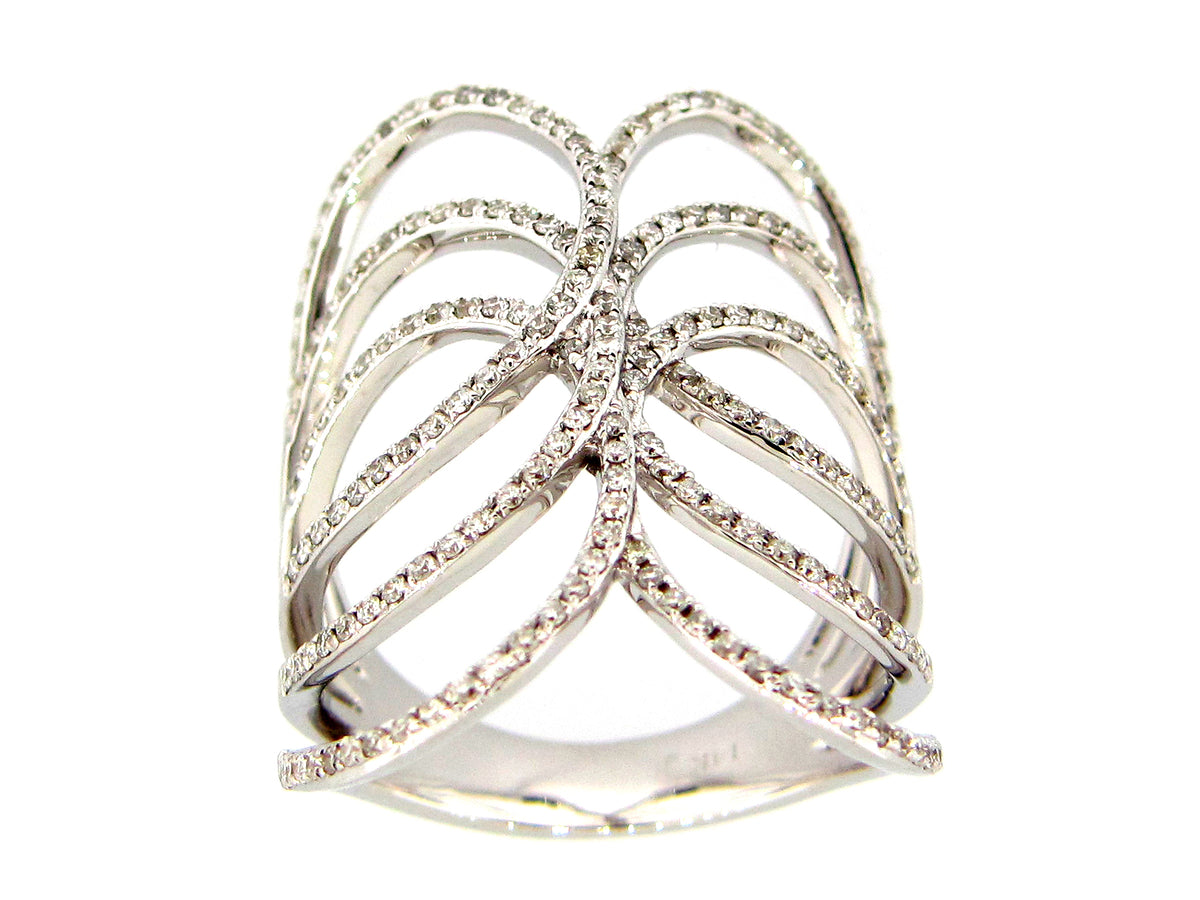 DIAMOND RING, 14KW (N)