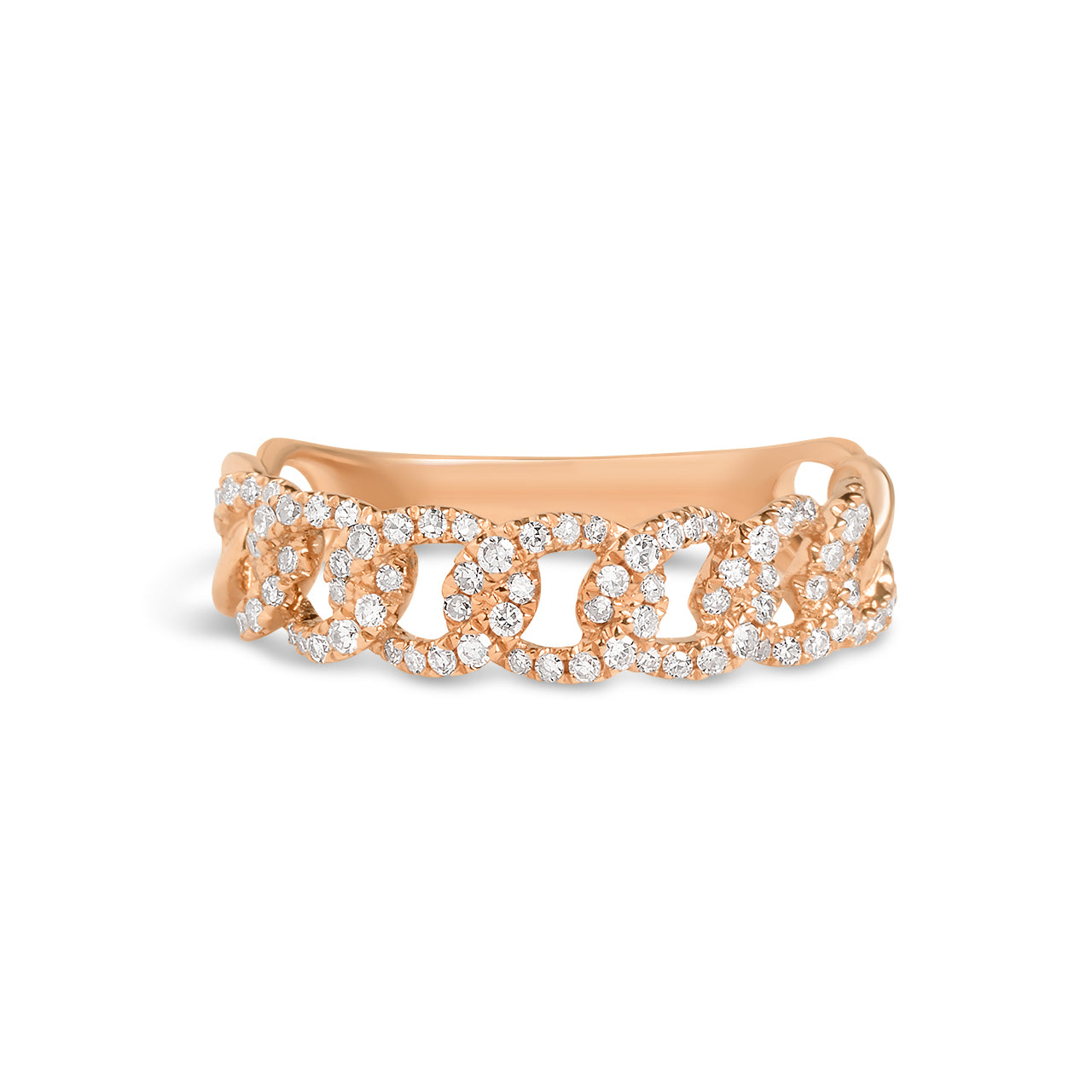 Diamond Curb Link Band