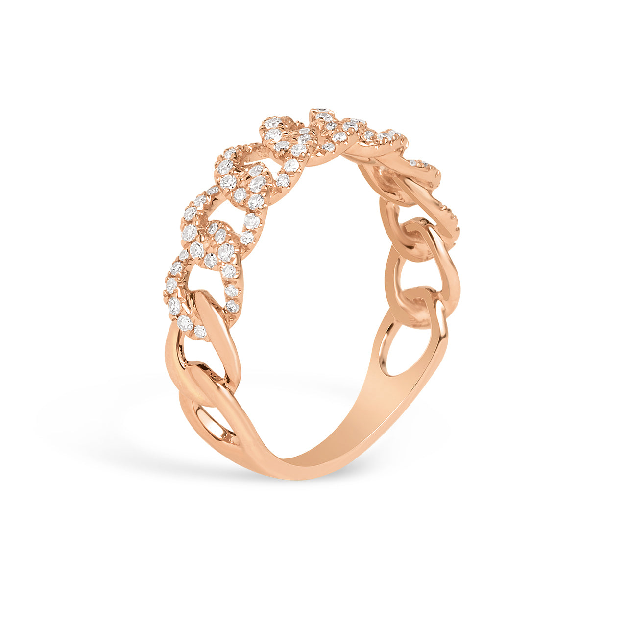 Diamond Curb Link Band