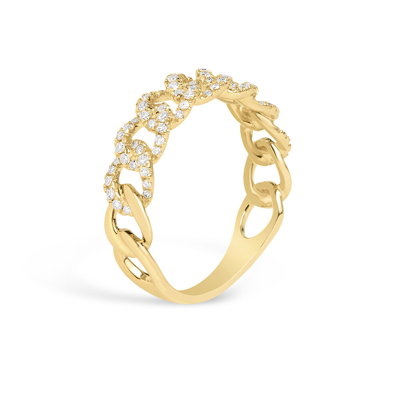 Diamond Curb Link Band