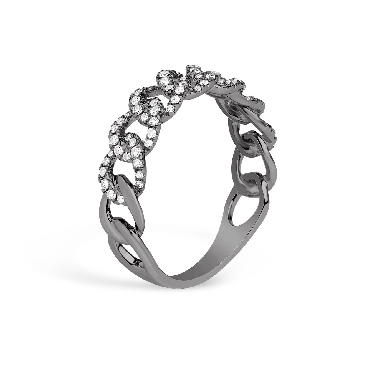 Diamond Curb Link Band