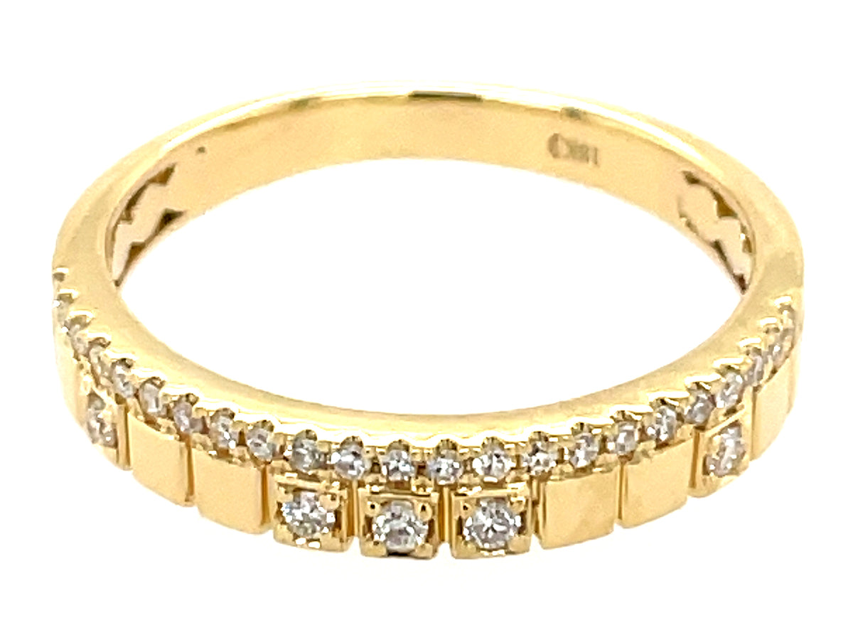 DIAMOND PANEL RING