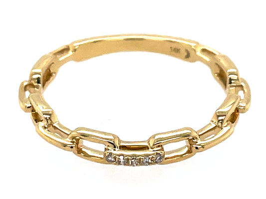 DIAMOND LINK RING