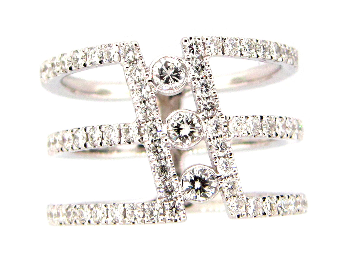 DIAMOND RING, 18KW (N)