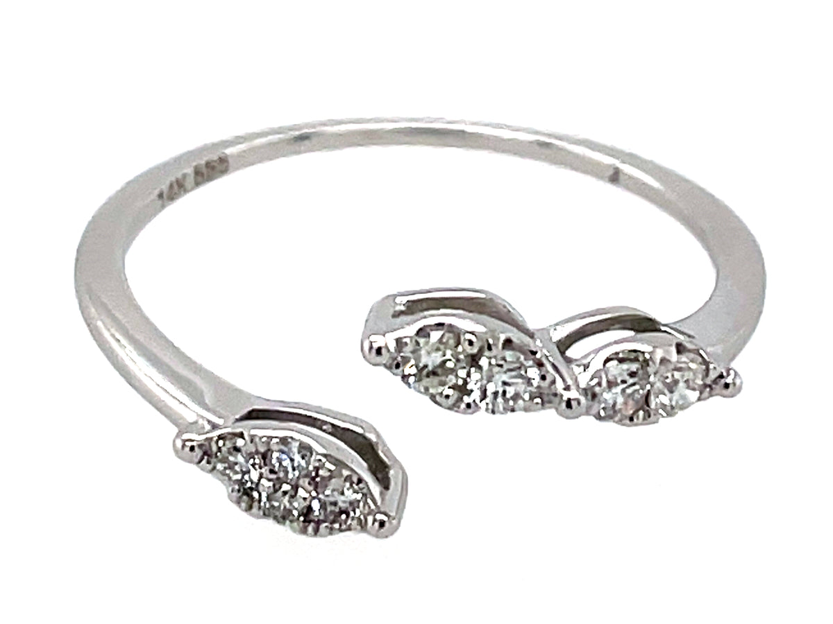 DIAMOND SPLIT OPEN RING