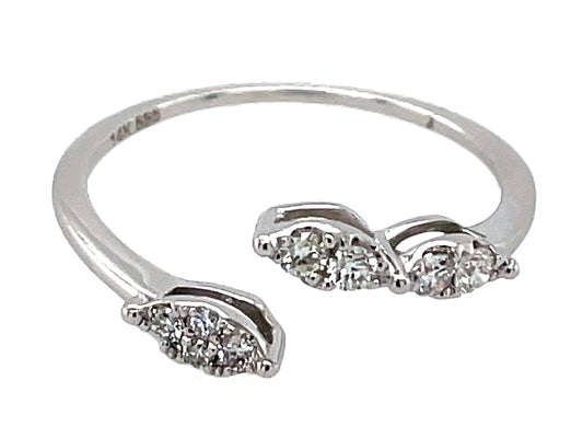 DIAMOND SPLIT OPEN RING